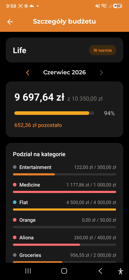 Budżety i cele - AI Budget Assistant